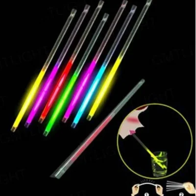 BUĞZ Karanlıkta Parlayan Glow  Fosforlu Pipet 3 Renk 3 Adet