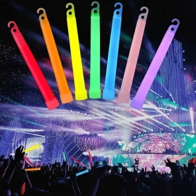 Karanlıkta Yanan Asılabilir ip Aparatlı Glow Stick Lamba Seti 15cm