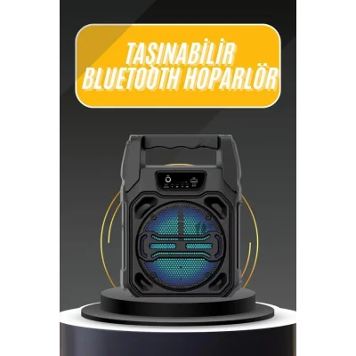 BUĞZ Karaoke Mikrofonlu Fm Radyolu Bluetooth Hoparlör Yüksek Ses Kaliteli - Lisinya