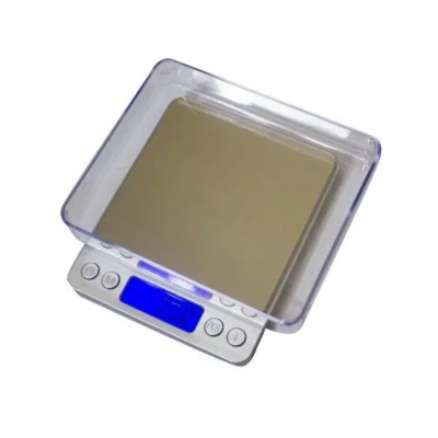  Kare Laboratuvar Ve Kuyumcu Hassas Terazi 500 Gr 0.1-2 Kg 0.01