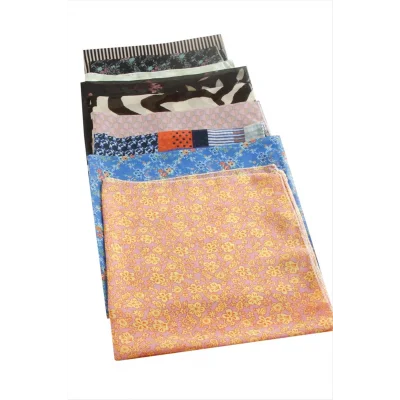 BUĞZ Karışık Desenli Şifon Fular 50 cm