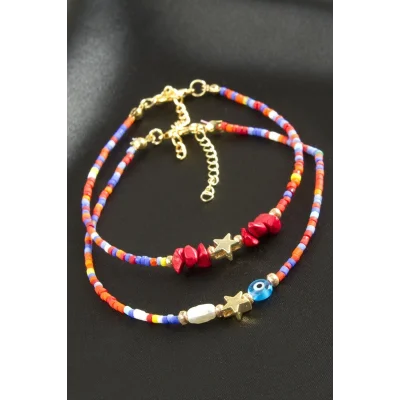 BUĞZ Karışık Miyoki Boncuk Bileklik