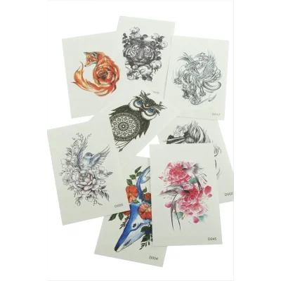  Karışık Tattoo Dövme Sticker