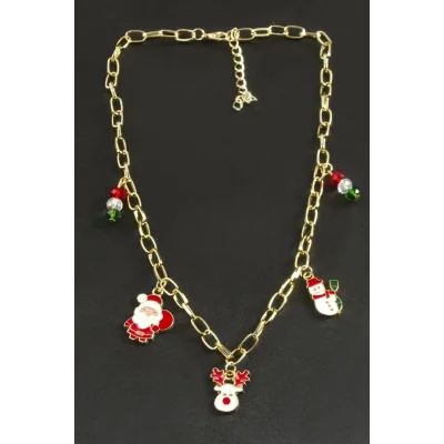 BUĞZ Karışık Zincir Yılbaşı Kolyesi