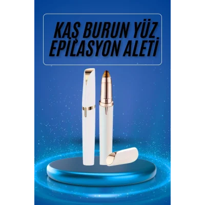 BUĞZ Kaş Bıyık Epilasyon Aleti İnce Uçlu Yüz Için Tüy Alıcı Pilli