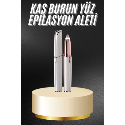 BUĞZ Kaş Bıyık Tüy Epilasyon Aleti Pilli Yüz Kaş Epilatör Kıl Tüy Alma Epilasyon