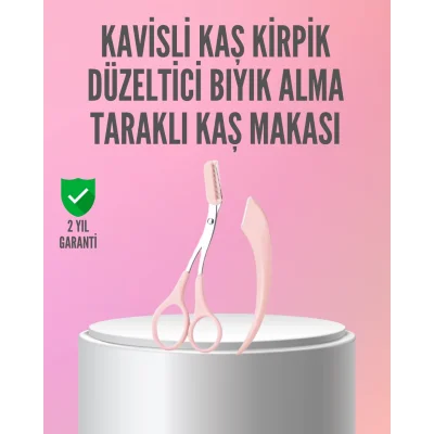  Kaş ve Kirpik Şekillendirme İçin Yüz Bakım Makası