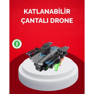 BUĞZ Katlanabilir Drone 1080P Kamera 0-100m Uçuş Mesafeli