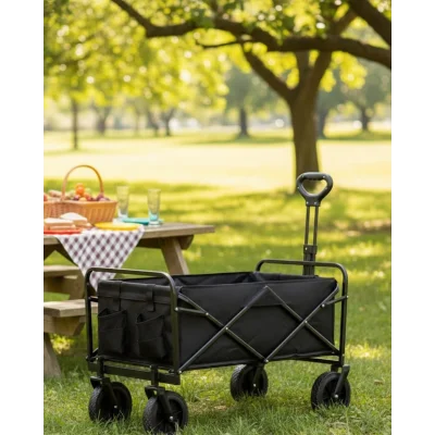 BUĞZ Katlanabilir Eşya Taşıma Arabası Kamp Plaj ve Bahçe Kullanımına Uygun