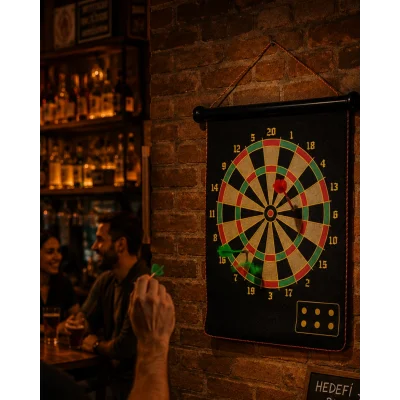 BUĞZ Katlanabilir Manyetik Dart Oyunu Zararsız Dart Okları ile Güvenli Eğlence