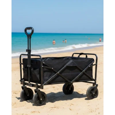 BUĞZ Katlanır Kamp ve Plaj Arabası Büyük Kapasiteli Taşıma Vagonu