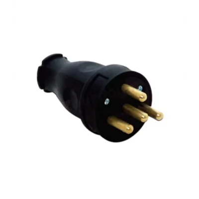  Kauçuk Erkek Trifaze Fiş 3X25A 380V