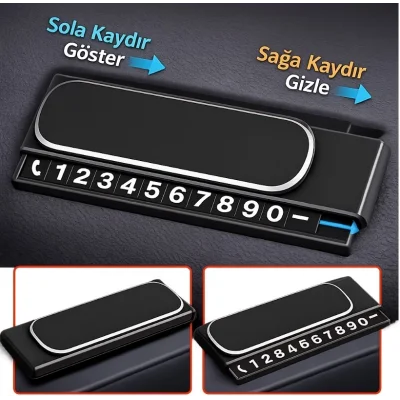 BUĞZ Kayar Kapaklı Torpido Üstü Fosforlu Numaratör Bx40