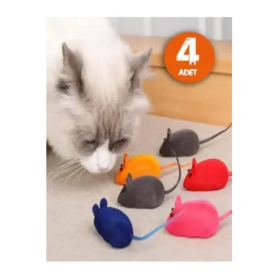  Kedi Eğitim Oyun Faresi 4 Adet