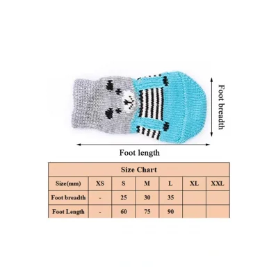 BUĞZ Kedi Köpek Kaydırmaz Örme Çorap