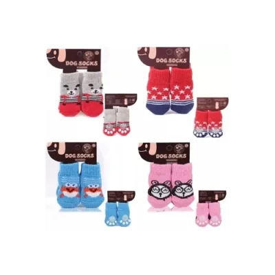  Kedi Köpek Kaydırmaz Örme Çorap