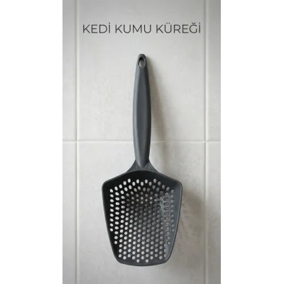 BUĞZ Kedi Kumu Eleme Küreği Odağa Alınmış Kedi Kumu Temizleme Aracı