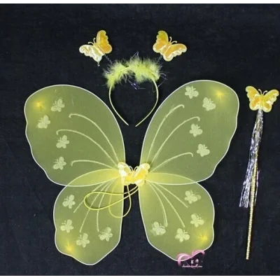 BUĞZ Kelebek Kanat Seti Sarı Renk