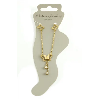  Kelebek Lüks Çelik Halhal