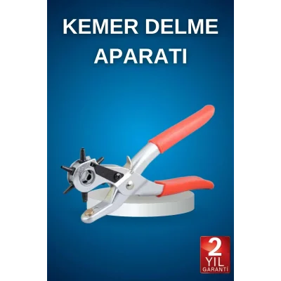  Kemer Delme Pensesi Deri Delici Pensi Zımba 6 Farklı Boyutta