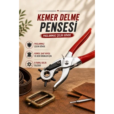 BUĞZ Kemer Delme Pensesi Paslanmaz Çelik Gövde
