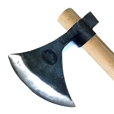 BUĞZ Keserli Saplı Büyük Ay Balta 90 Cm - Dövme Çelikten