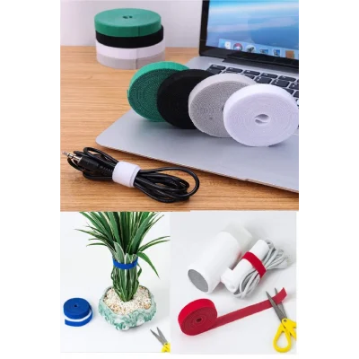 BUĞZ Kesilebilir Kablo  Tutucu Kulaklık Fare Airfry Ev Ofis İçin Cırt Sabitleyici Kablo Düzenleyici