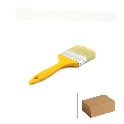 BUĞZ Kestirme Boya Fırçası - 70 mm - Sarı Saplı - No 3