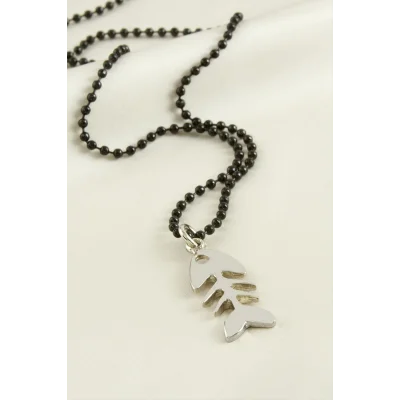  Kılçık Top Zincirli Erkek Kolye