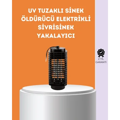BUĞZ Kimyasal İçermeyen UV Işıklı Böcek ve Sivrisinek Kapanı – Güvenli Kullanım