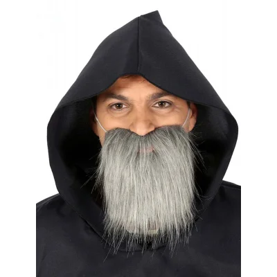 BUĞZ Kırçıllı Korsan Sakalı Gri Renk Takma Sakal