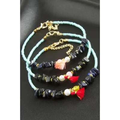 BUĞZ Kırık Doğaltaş Miyoki Boncuk Bileklik