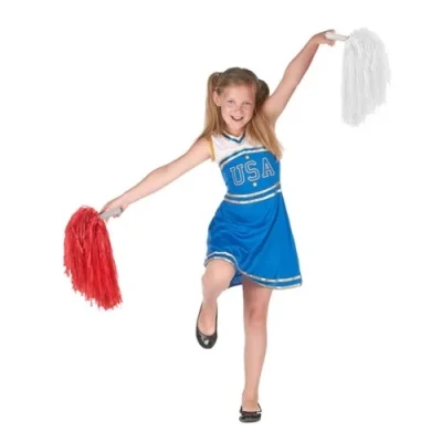 BUĞZ Kırmızı Beyaz Gösteri Ponponu