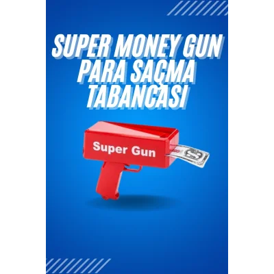BUĞZ Kırmızı Çocuklara Özel Para Fırlatma Makinesi Para Saçma Tabancası