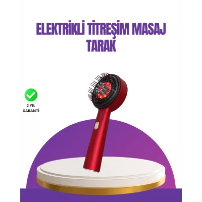 BUĞZ Kırmızı LED Işıklı Saç Derisi Masaj Aleti