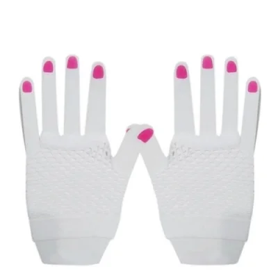 BUĞZ Kısa Beyaz File Eldiven