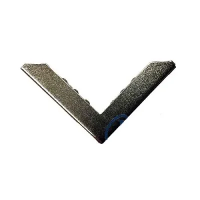 BUĞZ Eco Lounge Kitap, Kapak, Menü, Albüm Köşesi, Büyük - 23x40mm, Nikel, 10 Adet