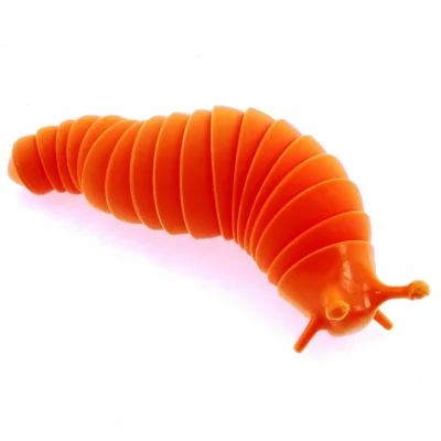  Kıvrılabilen Plastik Turuncu Salyangoz