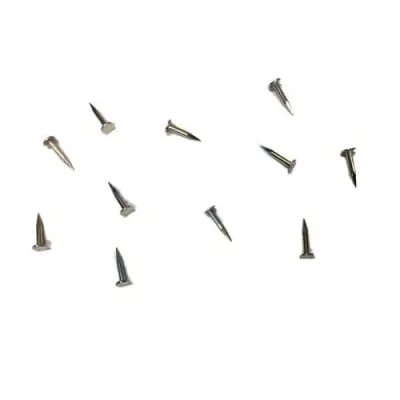 BUĞZ Klips, Menteşe, Ayağı Çivisi  7mm Çelik - Nikel 100gr