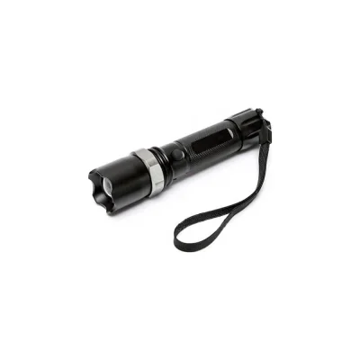 BUĞZ Km-110 Profesyonel Şarjlı El Feneri Ledli+flashlight+zoom Özellikli  Aparatlı 6 Parça Full Set