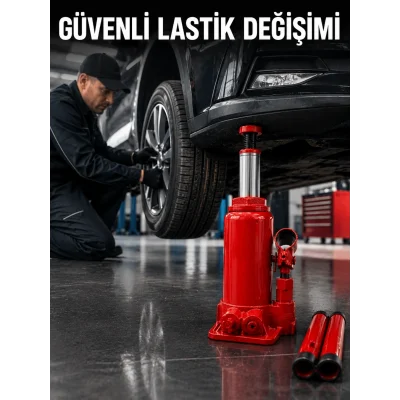 BUĞZ Kolay Pompalama Mekanizmalı Pratik Şişe Kriko