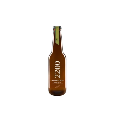 BUĞZ Kombucha 2200 Lime Nane Fermente Yeşil Çay (330 ml)