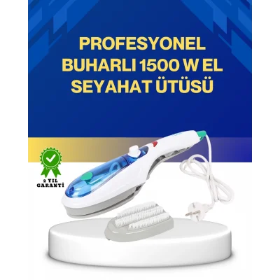  Kompakt Buharlı Ütü 1500W | Tüm Yüzeyler İçin Pratik ve Etkili