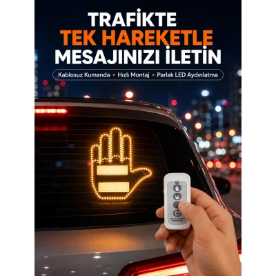 BUĞZ Kompakt Tasarımlı LED Jest Işığı – Selam ve Teşekkür Modları