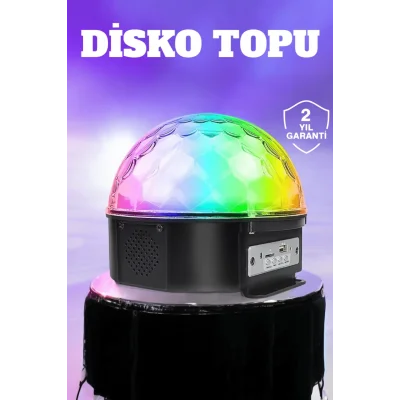  Kompakt Tasarımlı, Telefon Kontrollü Disko Topu Işıkları
