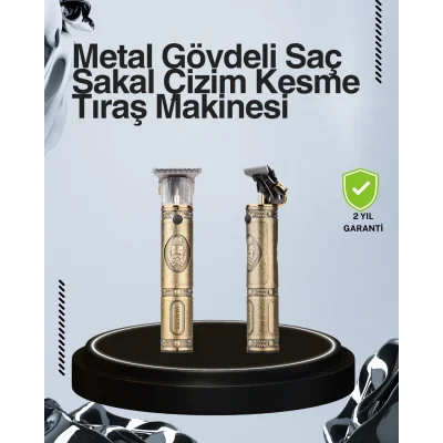 BUĞZ Kompakt Tasarımlı, Uzun Pil Ömürlü Saç Sakal Kesme Makinesi