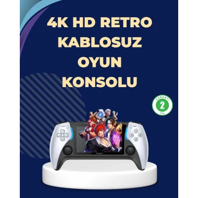  Kompakt ve Hafif Retro Oyun Konsolu 1000 Klasik Oyun Dahil
