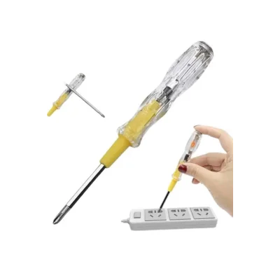  Kontrol Kalemi Çift Başlıklı Şeffaf Elektrik Testi Değişken Uçlu