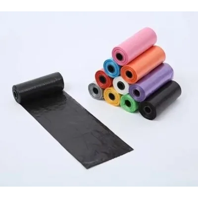 BUĞZ Köpek Dışkı Poşeti 4lü Düz Renk Set