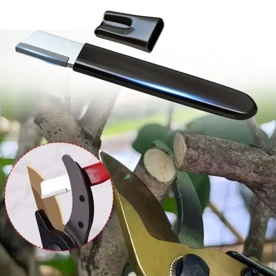BUĞZ Koruyucu Kapaklı Keskin Makas Budama Makası Bıçak Bileme Aparatı Bileyici